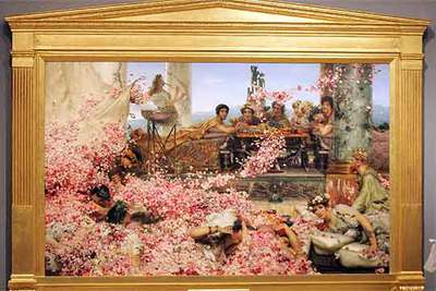  Las rosas de Heliogábalo,  de Lawrence Alma-Tadema.