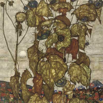 'Los girasoles marchitos', de Schiele