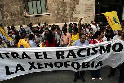 Concentración contra el racismo y la xenofobia
