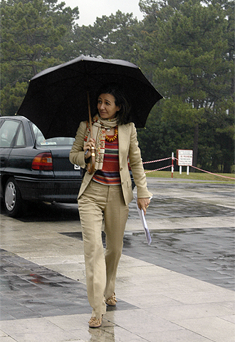 Ana Patricia Botín, en la Universidad Menéndez Pelayo.
