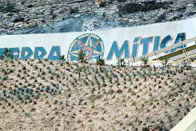 Una atracción del parque temático de Benidorm Terra Mítica.