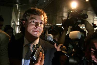 El juez de la Audiencia Nacional Santiago Pedraz, ayer en Guatemala.