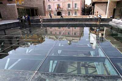 Exterior del nuevo Museu de l'Almoina.