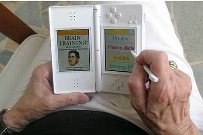 Pantallas del juego   Brain training.  