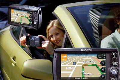 El navegador de Navman.