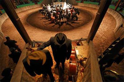 Un momento de  Battuta,  el espectáculo de Bartabas.