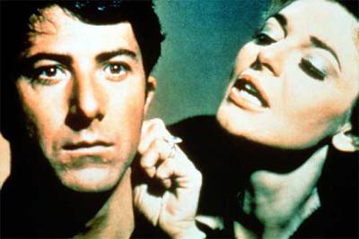 Dustin Hoffman y Anne Bancroft, en una imagen de  El graduado .