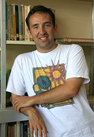 Guillelmo Gómez-Ceballos, en la Universidad Autónoma de Madrid.