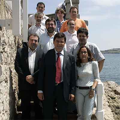 El equipo gijonés de la  web. 