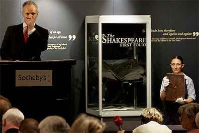 Un aspecto de la subasta celebrada ayer en Sotheby's de Londres.