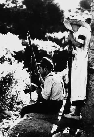 Escena de la serie La Guerra Civil española.