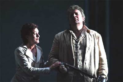 Una escena de  Fidelio. 