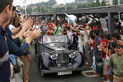 El pueblo de Mos vitorea a su paisano Óscar Pereiro