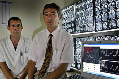 De izquierda a derecha, Carles Majós y Carles Arús.