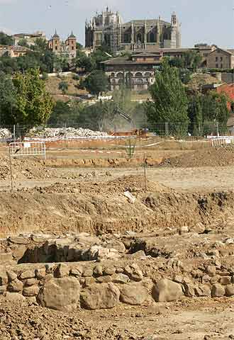 Hallazgos del entramado visigodo en la Vega Baja de Toledo.