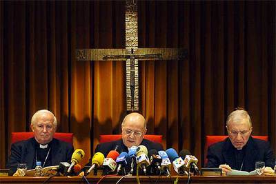 Antonio Cañizares, Ricardo Blázquez y Antonio María Rouco Varela.