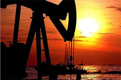 Pozo de petróleo en el lago Maracaibo, a 700 kilómetros al oeste de Caracas.