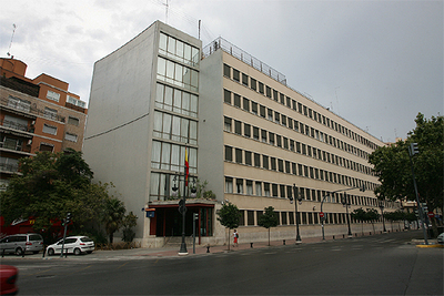 Sede de la Jefatura Superior de Policía de Valencia, donde fue robada la cocaína decomisada.