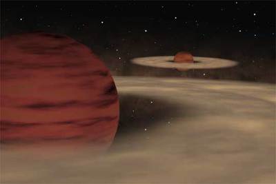 Paso a dos en el espacio