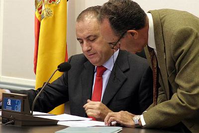 El presidente de la Diputación de Alicante, José Joaquín Ripoll, durante un pleno.