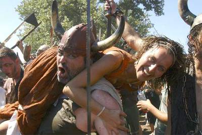 La romería vikinga de Catoria, en Pontevedra.