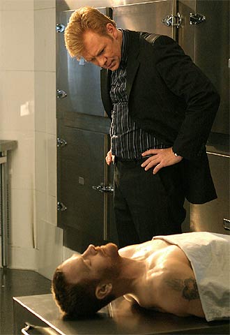 El actor David Caruso, en una escena de  CSI: Miami. 