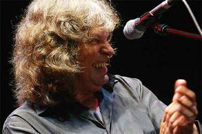 José Mercé, durante su actuación en el Festival del Cante de las Minas.