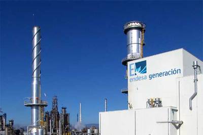 Central de ciclo combinado de Endesa en Tarragona.