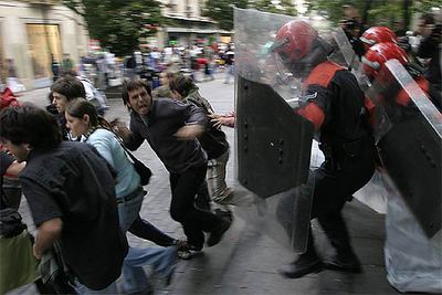 MANIFESTACIÓN DISUELTA EN SAN SEBASTIÁN