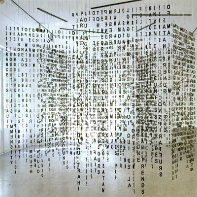 'Silent Rain 1' , de Jaume Plensa.