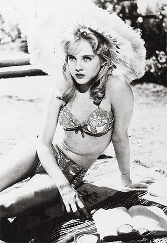 Una escena de la película  Lolita,  protagonizada por Sue Lyon.