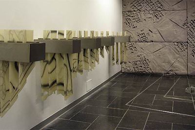 Detalle del montaje de 'Inter-Relaciones', de Esther Pizarro.