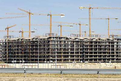 Edificios en construcción en Seseña. (Toledo).