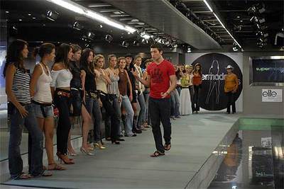 Ensayo de las aspirantes a  Supermodelo 2006. 