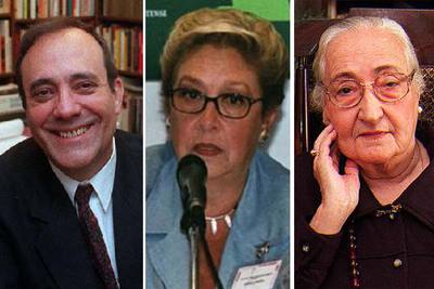 De izquierda a derecha, Carlos Alberto Montaner, Annabelle Rodríguez y Marta Frayde.