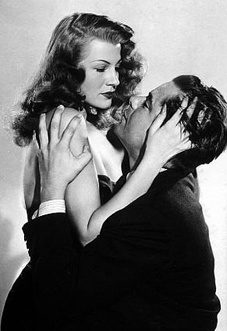 Rita Hayworth y Glenn Ford, en  Gilda. 