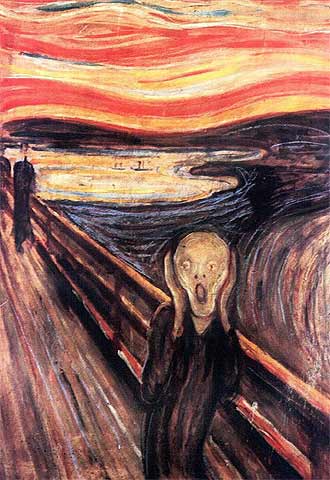  El grito,  de Edvard Munch.