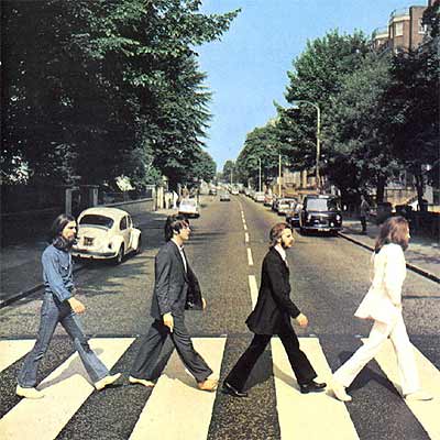 Portada de  Abbey Road,  de The Beatles.
