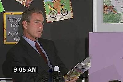 George W. Bush, en un fotograma de la película 'Fahrenheit 911', de Michael Moore.