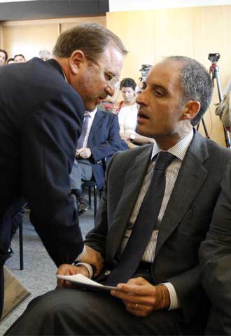 Camps, ayer, en Alicante.
