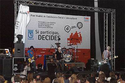 Acto de presentación de la campaña de los comicios para elegir los representantes vecinales.