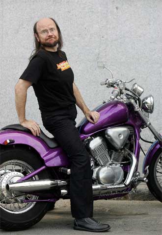 Santiago Segura, ayer en Madrid.