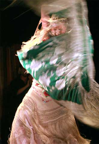 María Pagés, durante la representación de  Flamenco Republic.  