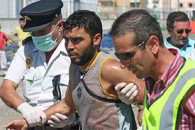 INTENTO DE FUGA EN LAS PLAYAS DE MOTRIL