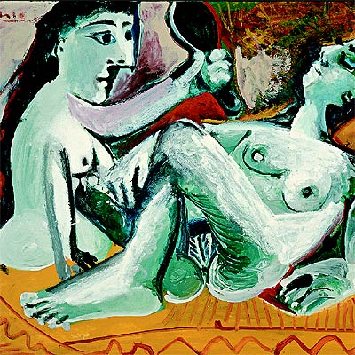  Two friends  (1965), de Pablo Picasso.