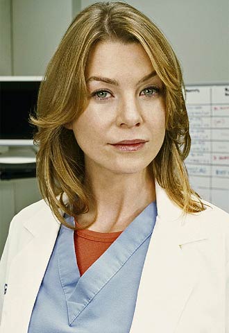 Ellen Pompeo, protagonista de  Anatomía de Grey. 