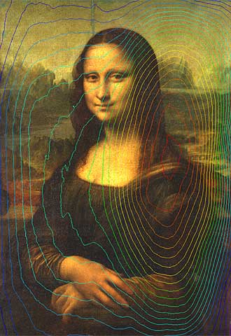 Fotografía de la Mona Lisa cedida por National Research Council de Canadá.