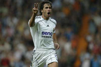 Raúl, tras su segundo gol.