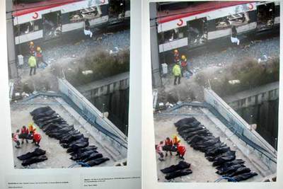 EL PP CENSURA UN PIE DE FOTO CON LA VERDAD DEL 11-M