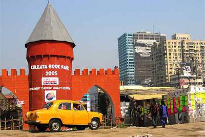 Feria del Libro de Calcuta, en 2005.